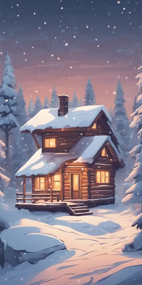 Snow Aesthetic Christmas wallpaper